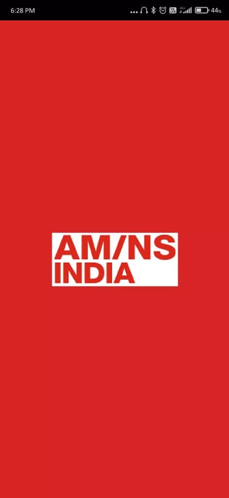 AM/NS India App Screen 1