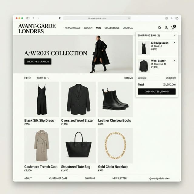 High-End Fashion E-commerce