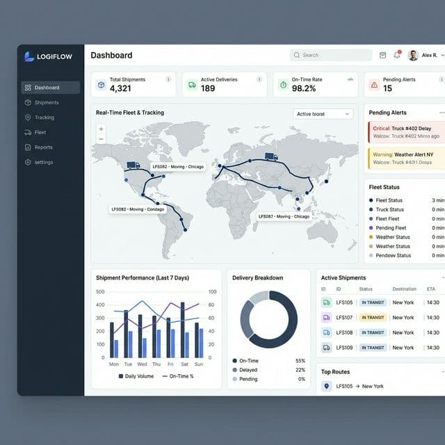 Real-time AI Fleet Tracking